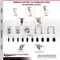 Service Caster 4 Inch 316SS Nylon Wheel Swivel Bolt Hole Caster Set with 2 Lock Brake SCC SCC-SS316BHTTL20S414-NYS-2-S-2 - alternate 2